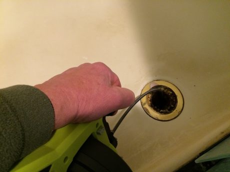 ryobi drain auger