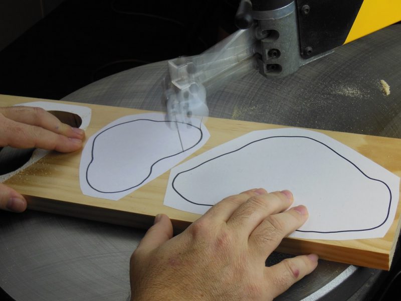 Cutting out the base