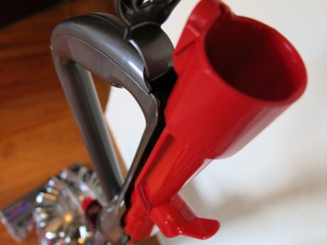 A pop-top wand allows you to accessorize and clean those hard to reach nooks