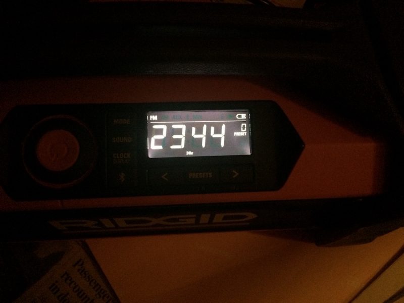 ridgid jobsite radio