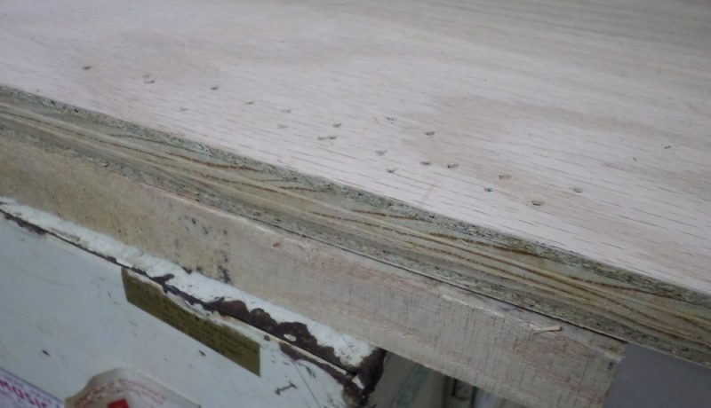 Plywood and oak