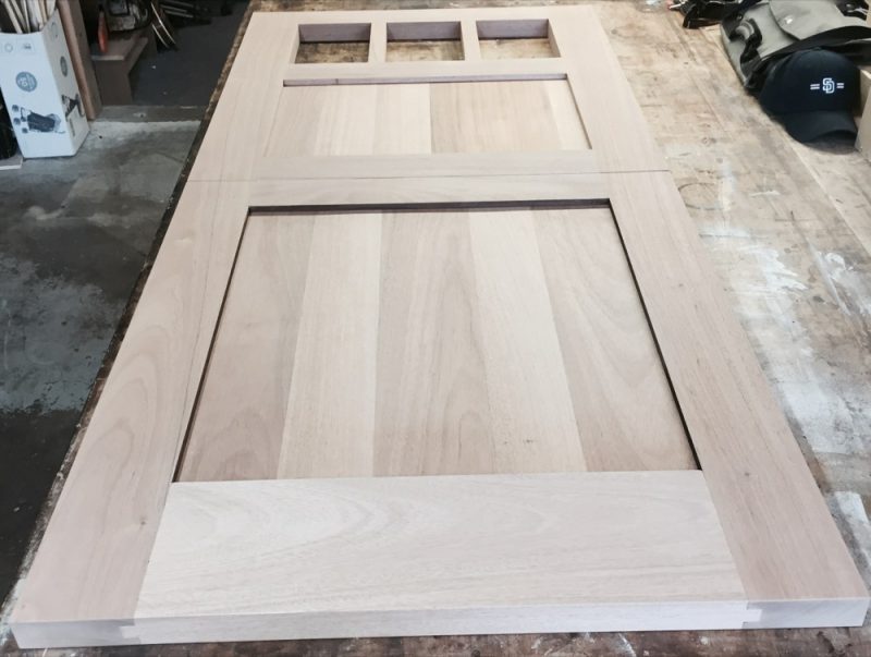 Dutch door - final stages