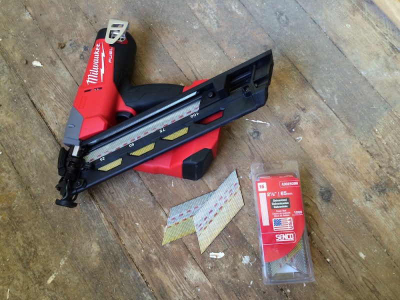 milwaukee cordless nailer