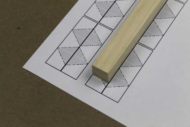 Properly scaled pattern