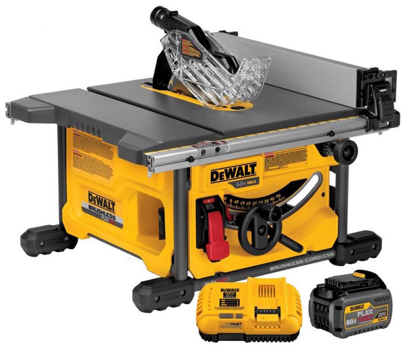 dewalt flexvolt table saw