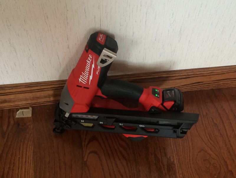 milwaukee cordless nailer