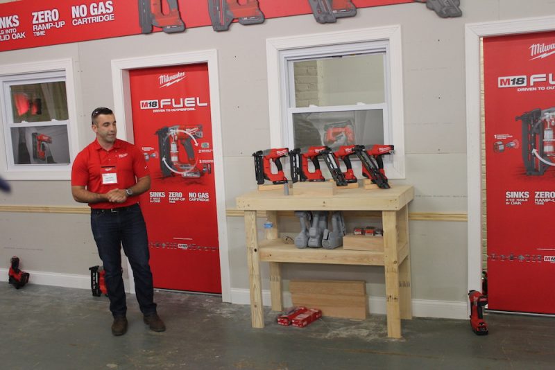 milwaukee cordless nailer