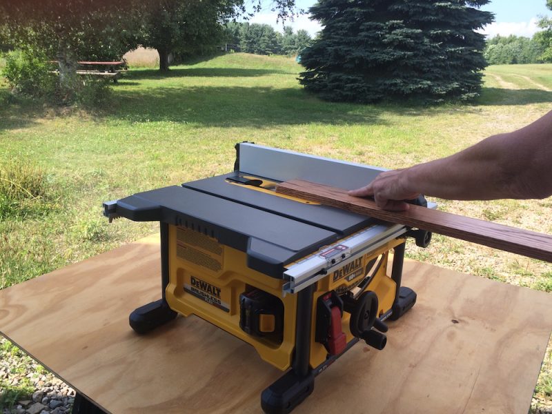 DeWalt FlexVolt table saw