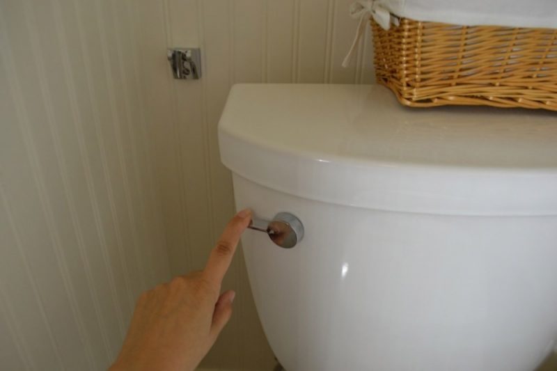 After shutting off the H2O, flush the tank to drain it - unless you like unexpected showers