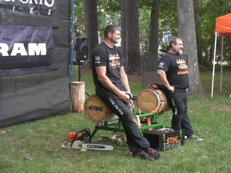 Athletes Jason Lentz (left) and Mike Slingerland (right)
