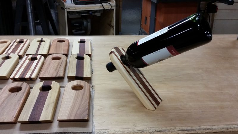 Make Your Own Balancing Wine Bottle Holder - Home Fixated