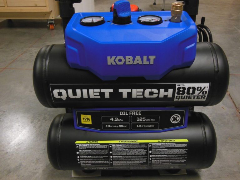 Kobalt Quiet Tech compressor