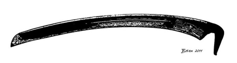 The longer, heavy duty American Blade. Illustration:onescytherevolution.com