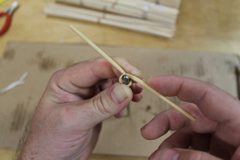 Bending the rattan