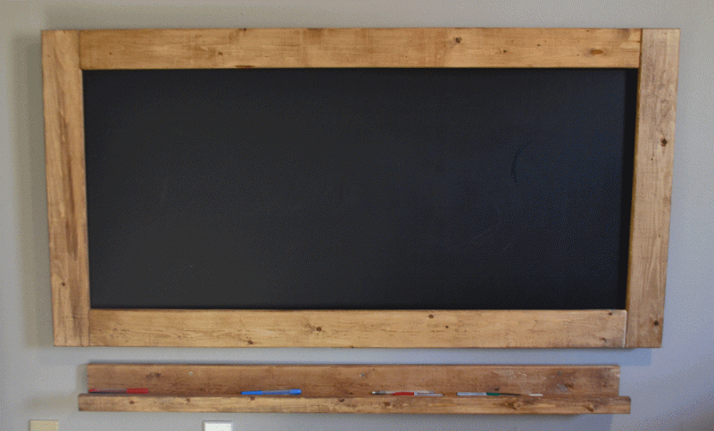 DIY chalkboard