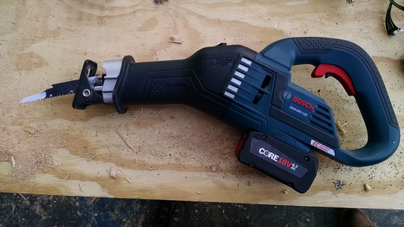 Bosch GSA18V-125 cordless reciprocating saw