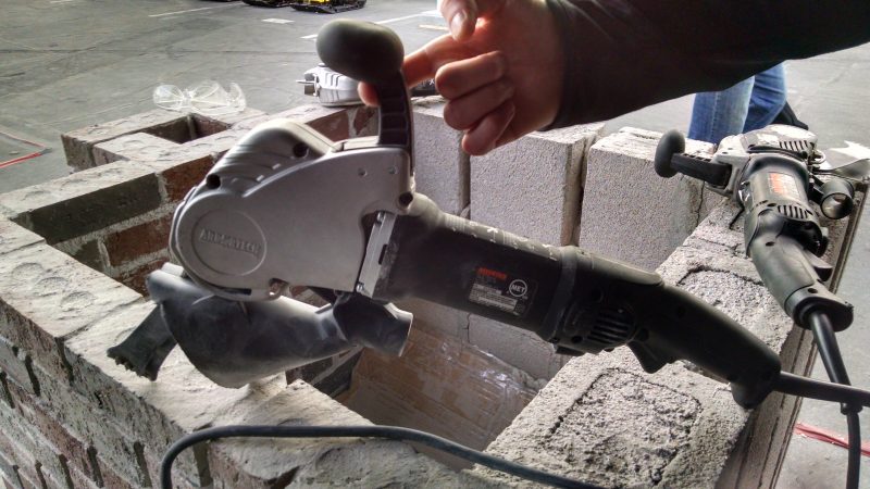 Arbortech AS170 Allsaw for cutting mortar