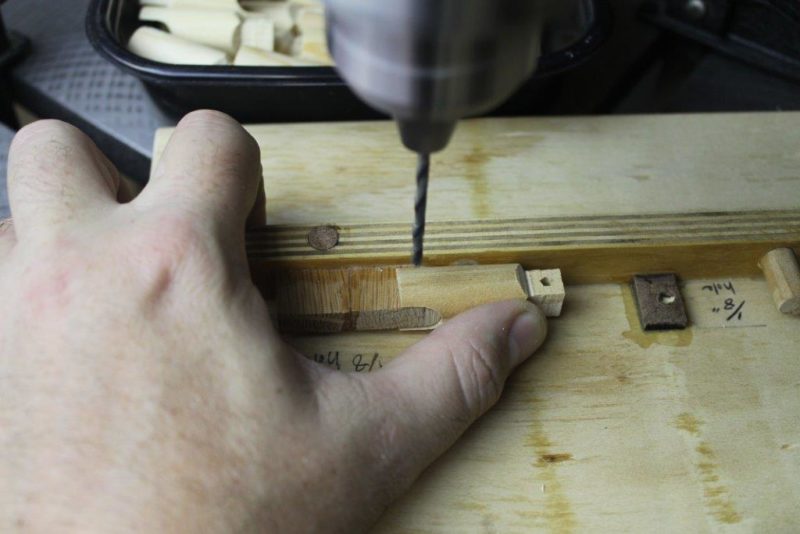 Drilling the slotted end
