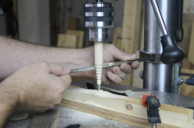 NOVA Voyager DVR Drill Press as a lathe