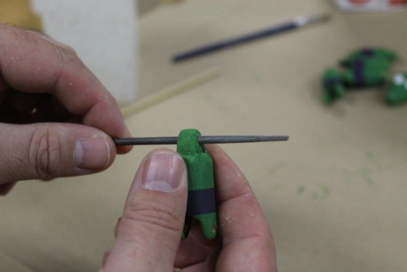Enlarging hole