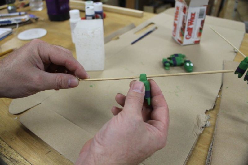 Wax the holes