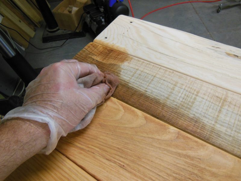 Staining The Top