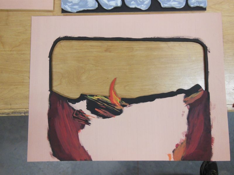 Layer 3 partially completed