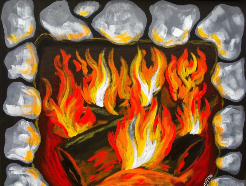 Cinnamon Cooney: Fireplace
