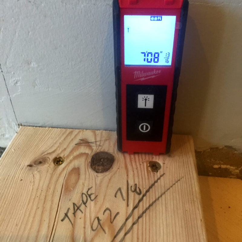 laser distance measuring device