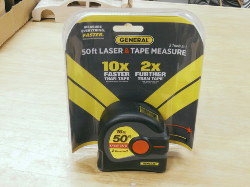 2-In-1 Laser Tape Measure #LTM1