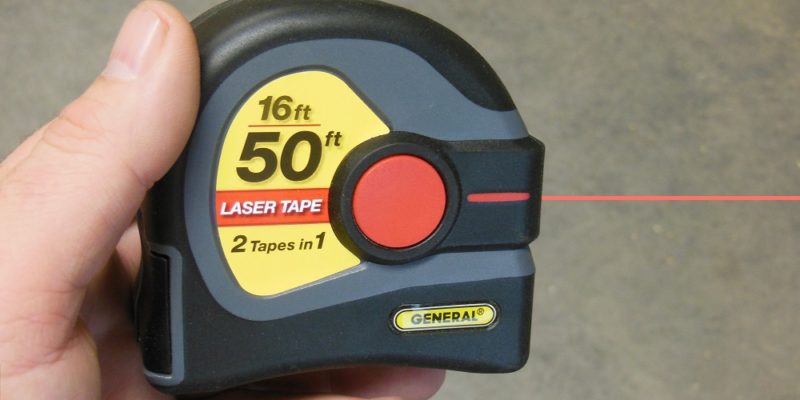 t1 green laser tape measure