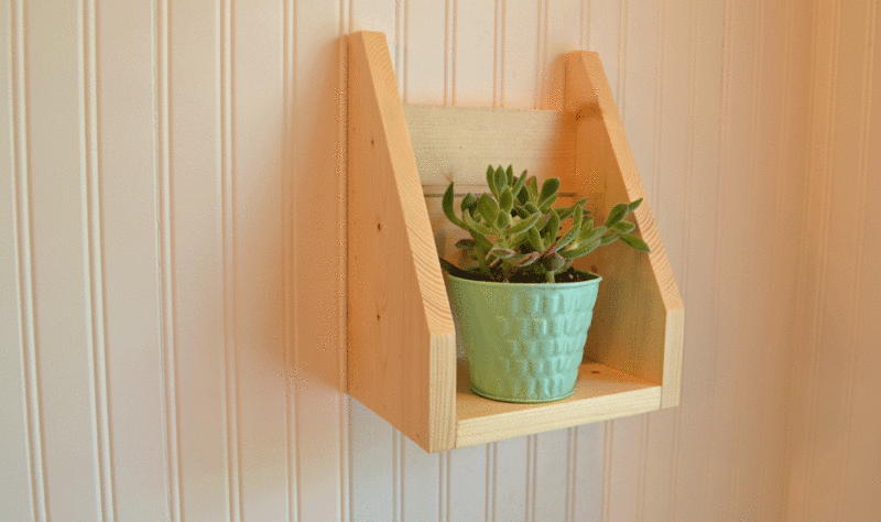 DIY display shelf