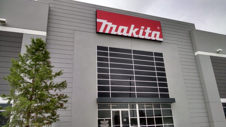 exterior of new Makita building