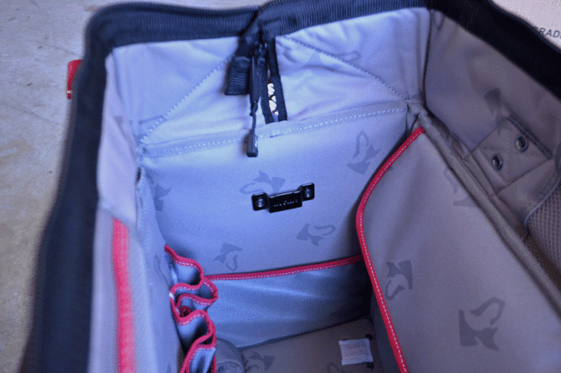 Husky rolling tote review inside hooks