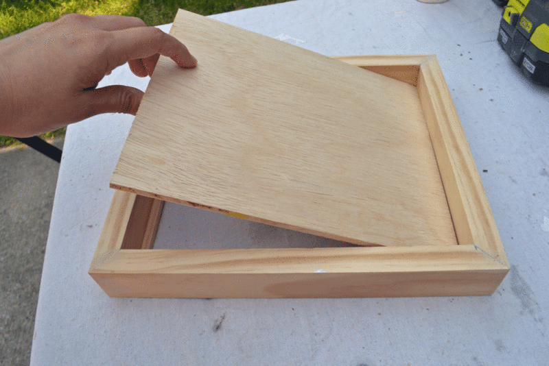 DIY tray place base