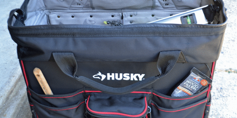 husky 22 in pro grade rolling tote