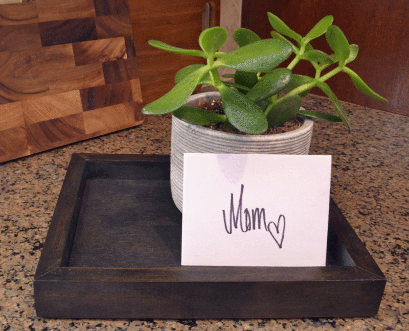DIY organizing tray