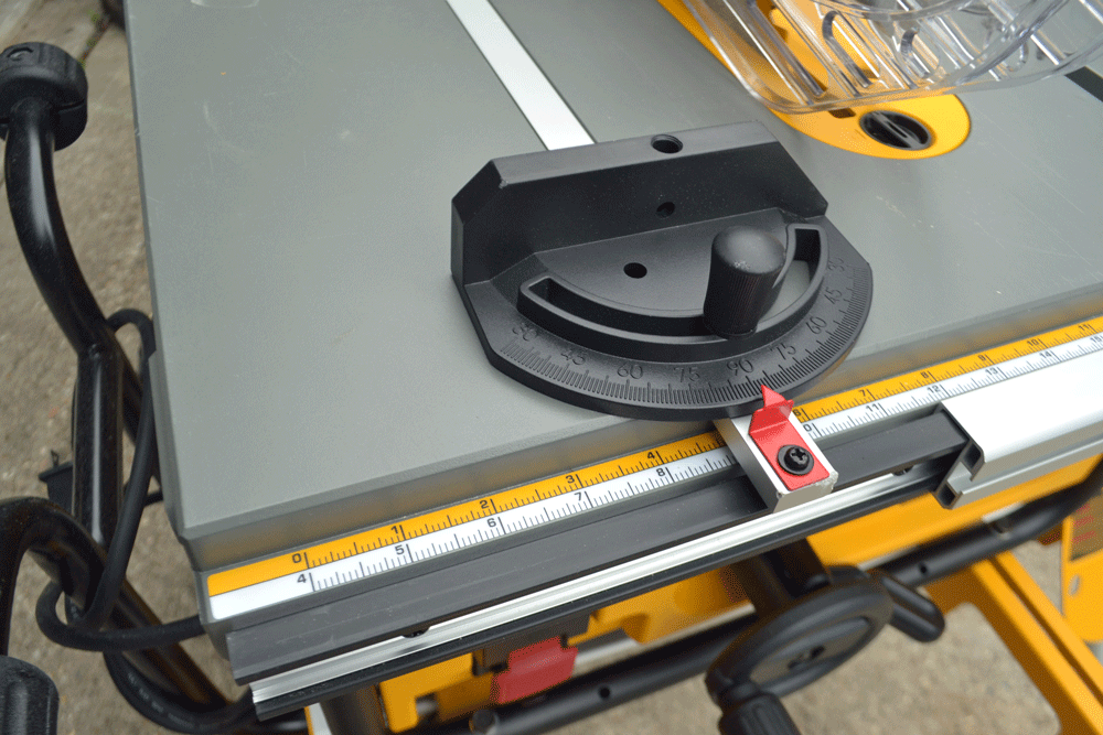 Craftsman table saw miter slot size