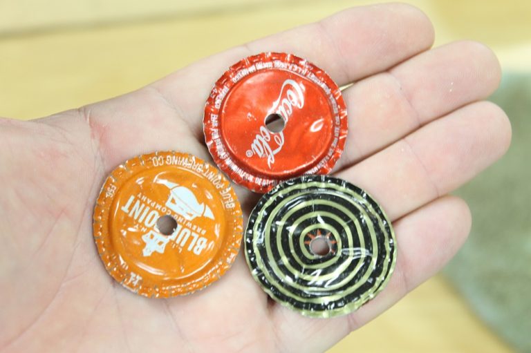 How to Make a Bottle Cap Tambourine Easy Woodworking Project