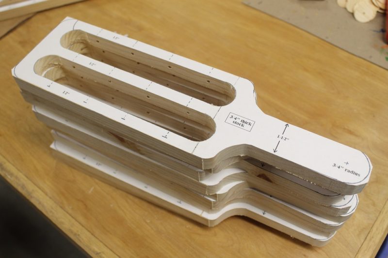 Frames cut to shape
