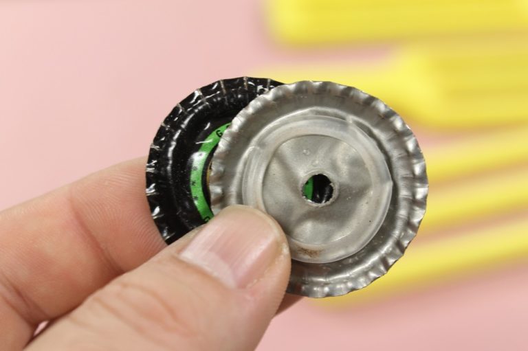 How to Make a Bottle Cap Tambourine Easy Woodworking Project