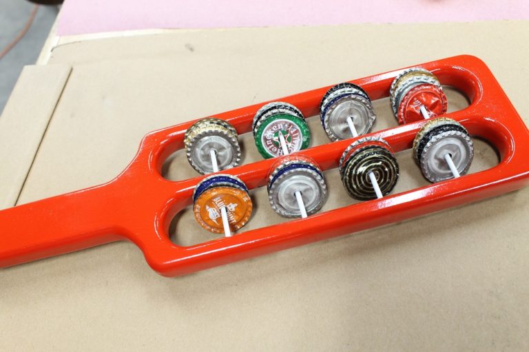 How to Make a Bottle Cap Tambourine Easy Woodworking Project