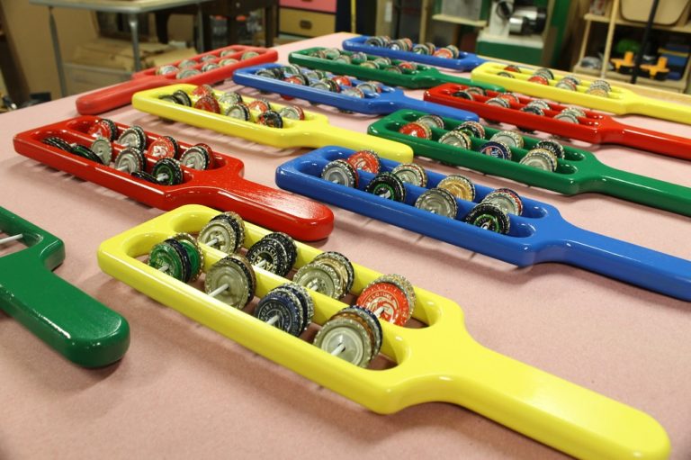 Bottle cap tambourine