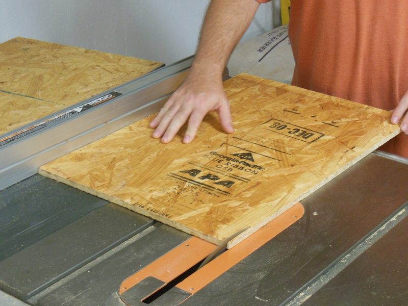 Cutting the sides