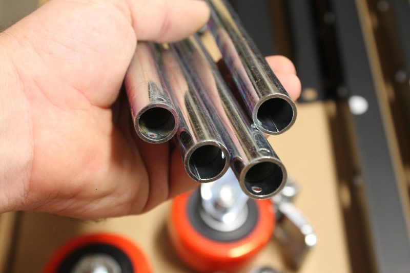Clamp/shelf rods