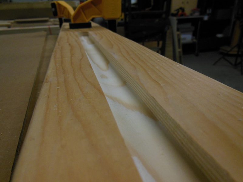 Routed groove
