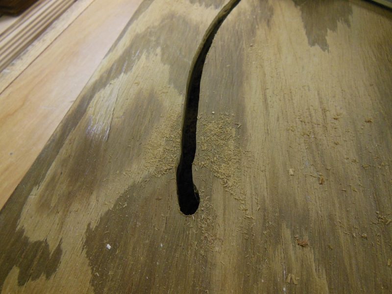 The problem with a loose pivot hole