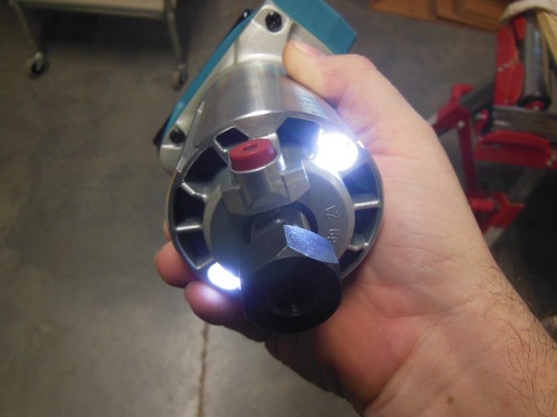 Built-in LED lights