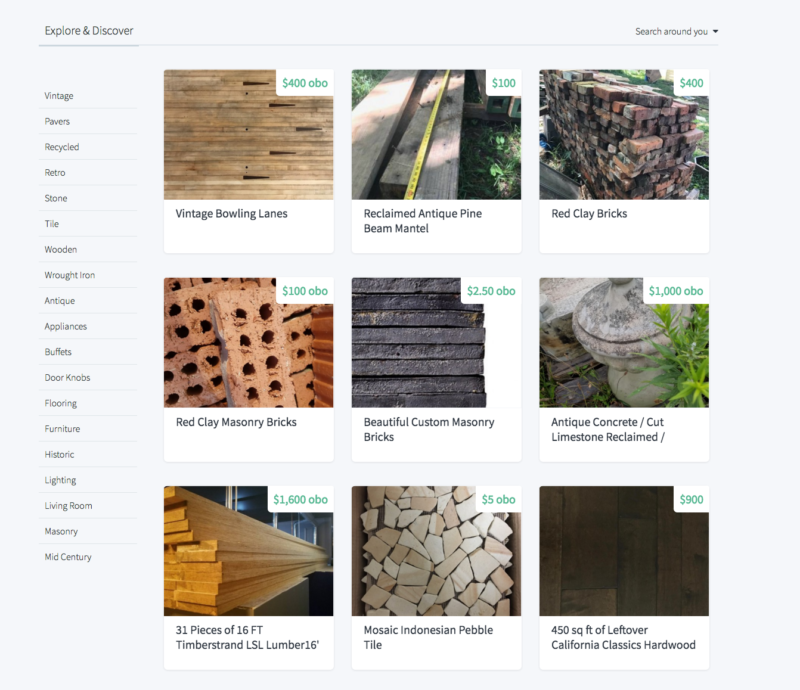 reclaimed building materials examples