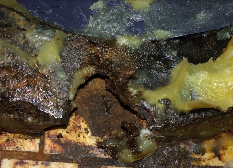 broken toilet flange